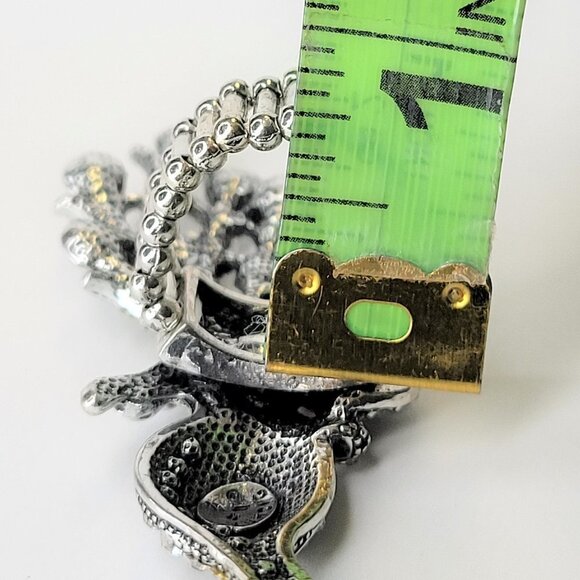 Rhinestones Peacock Ring Stretch Band Rainbow Iridescent Ring- HOST PICK! - Picture 8 of 12